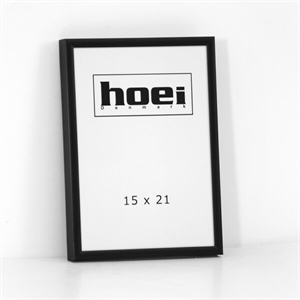 Sort Aluminiumsramme 15 x 21 cm ( A5 )