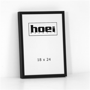 Sort Aluminiumsramme 18 x 24 cm