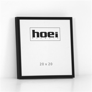 Sort Aluminiumsramme 20 x 20 cm