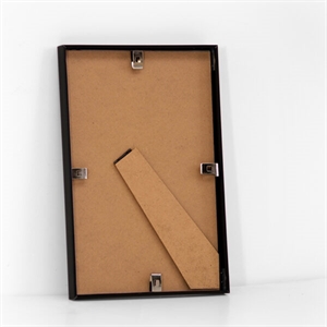 Sort Aluminiumsramme 21 x 29,7 cm PLEXI - ( A4 )