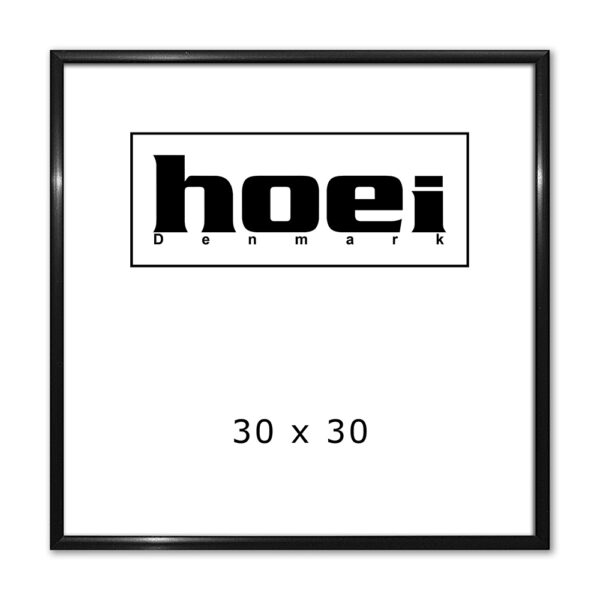 Sort Aluminiumsramme 30 x 30  cm