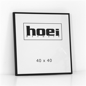 Sort Aluminiumsramme 40 x 40 cm