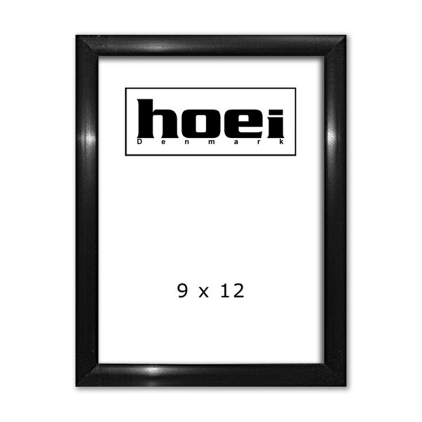 Sort Aluminiumsramme 9 x 12 cm