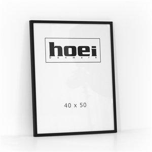 Sort Aluminiumsramme 40 x 50 cm