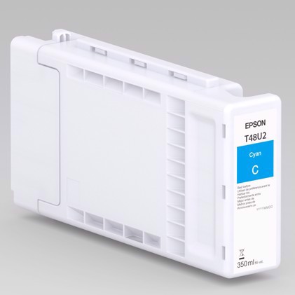 Epson Cyan T48U2 - 350 ml blækpatron