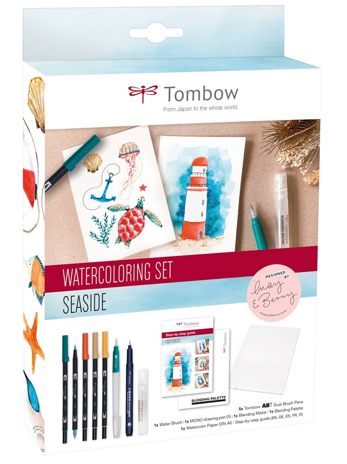 Tombow Marker ABT Dual Brush sæt Seaside (11)