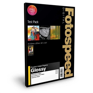 Fotospeed Fine Art Gloss Test Pack - A4, 9 ark