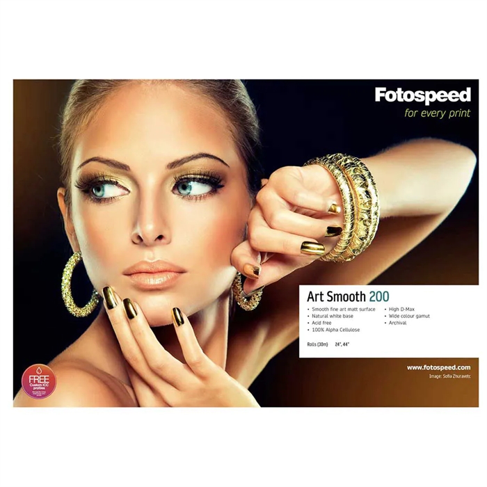 Fotospeed Art Smooth 200 - 24" x 30 meter