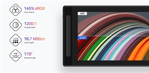 Huion Kamvas pro 16 (2.5) Cosmo Black 