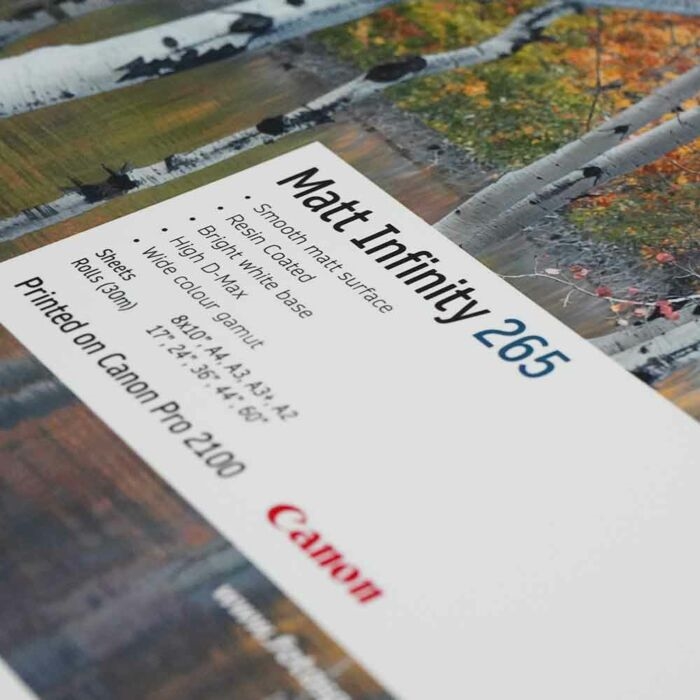 Fotospeed Matt Infinity 265 g/m² - 44" x 30 meter