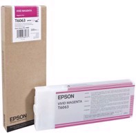 Epson Vivid Magenta T6063 - 220 ml blækpatron til Epson Pro 4880