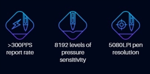 Huion Kamvas pro 16 (2.5) Cosmo Black 