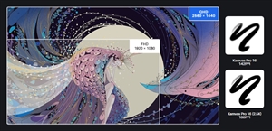 Huion Kamvas pro 16 (2.5) Cosmo Black 