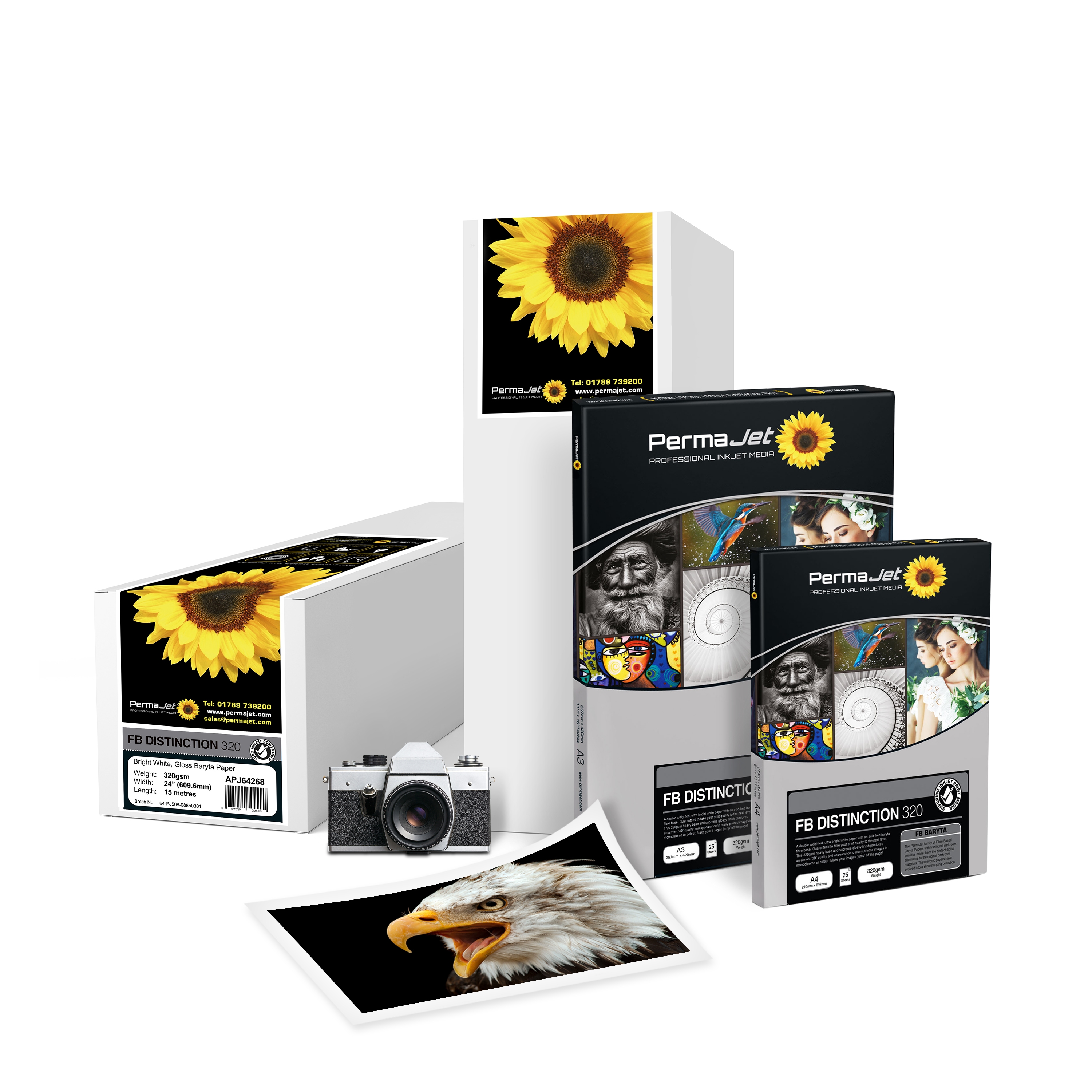 Permajet FB Distinction 320 g/m² - 44" x 15 meter