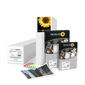 Permajet Lightweight Polyester Fabric 120 g/m² (2\'\' Core) - 36" x 60 meter