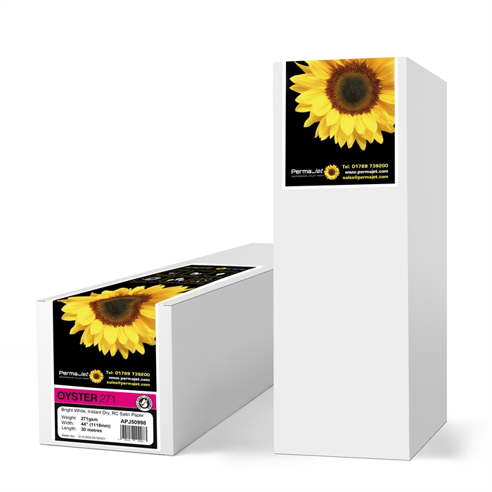 Permajet Oyster 271 g/m² - 44" x 30 meter