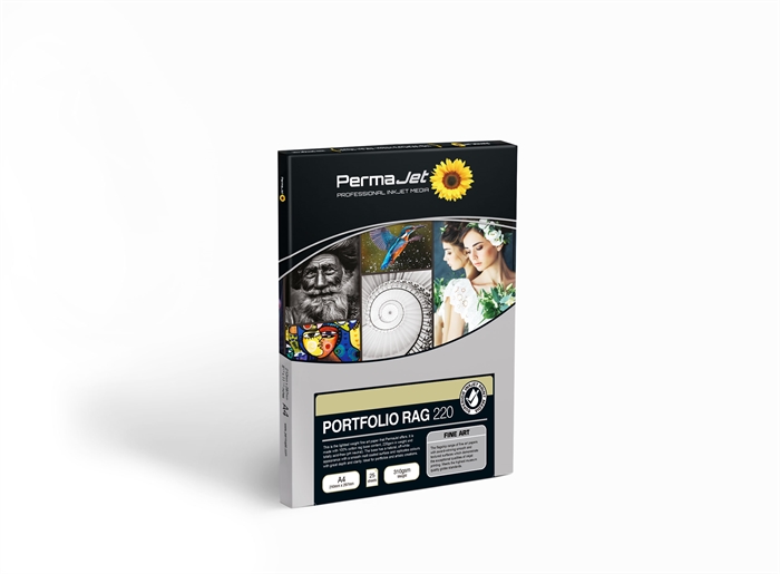 Permajet Portfolio Rag 220 g/m² - A4 25 ark
