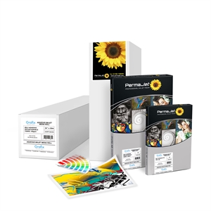 Permajet Self-Adhesive Repositionable Fabric 180 g/m² - 24" x 30 meter