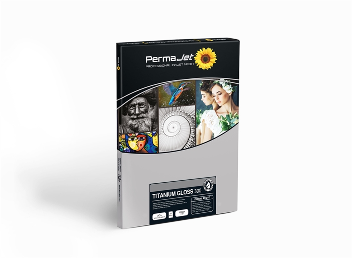 Permajet Titanium Gloss Metallic 300 g/m² - A3+ 25 ark