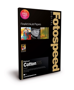 Fotospeed Platinum Cotton 305 g/m² - A4, 25 ark