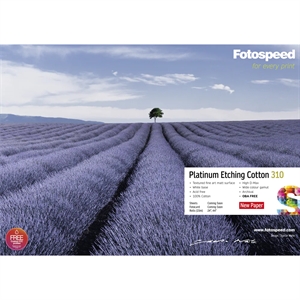 Fotospeed Platinum Etching Cotton 310 g/m² - A4, 25 ark
