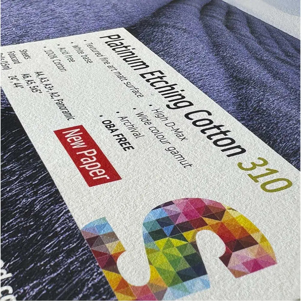 Platinum Etching Cotton 310  g/m²