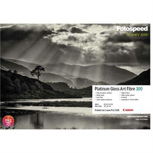 Fotospeed Platinum Gloss Art Fibre 300 g/m² - 24" x 15 meter