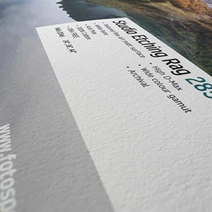 Fotospeed Studio Etching Rag - 24" x 15 meter